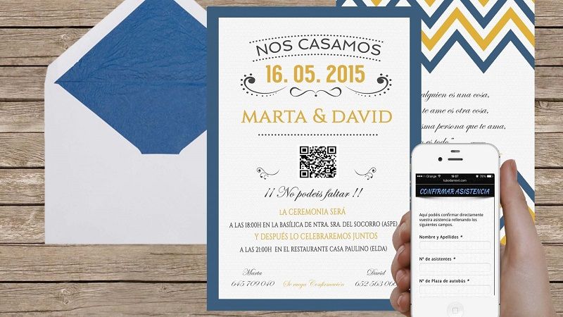 Invitación de boda online