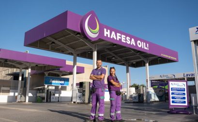 Estación de servicio de repostaje de combustible de Hafesa Oil